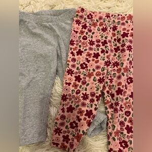 Pair of toddler girl leggings